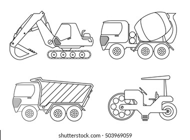 Hundred coloring page construction crane royalty