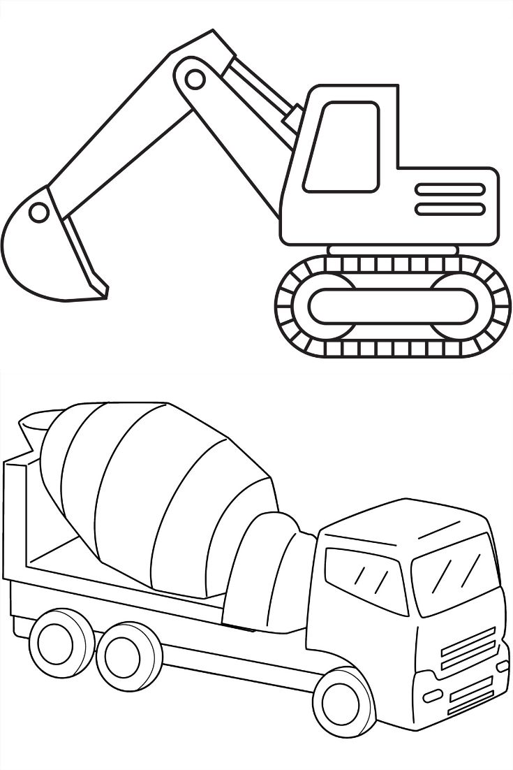 Transportation coloring pages for kids coloring pages for kids preschool coloring pages truck coloring pages