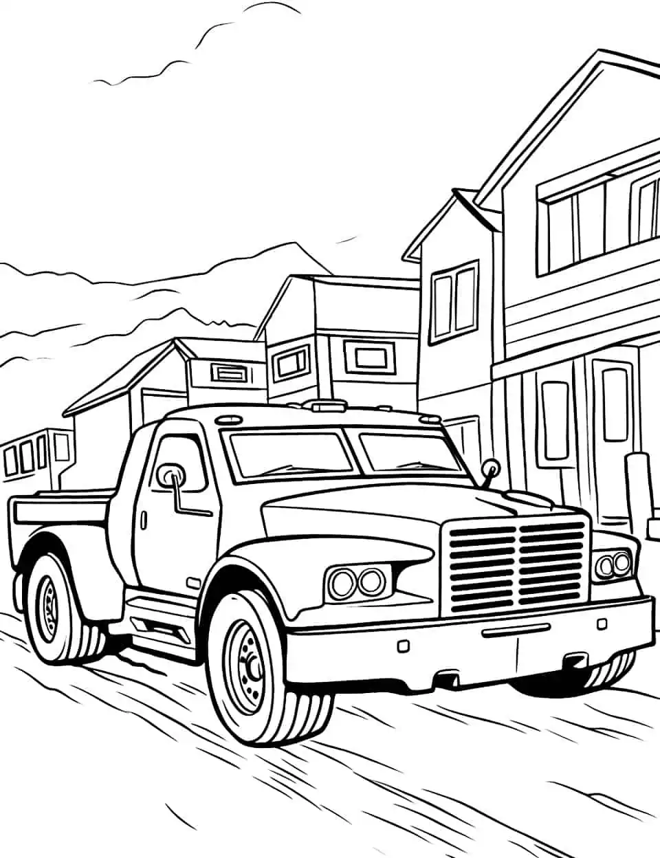 Car coloring pages free printable sheets