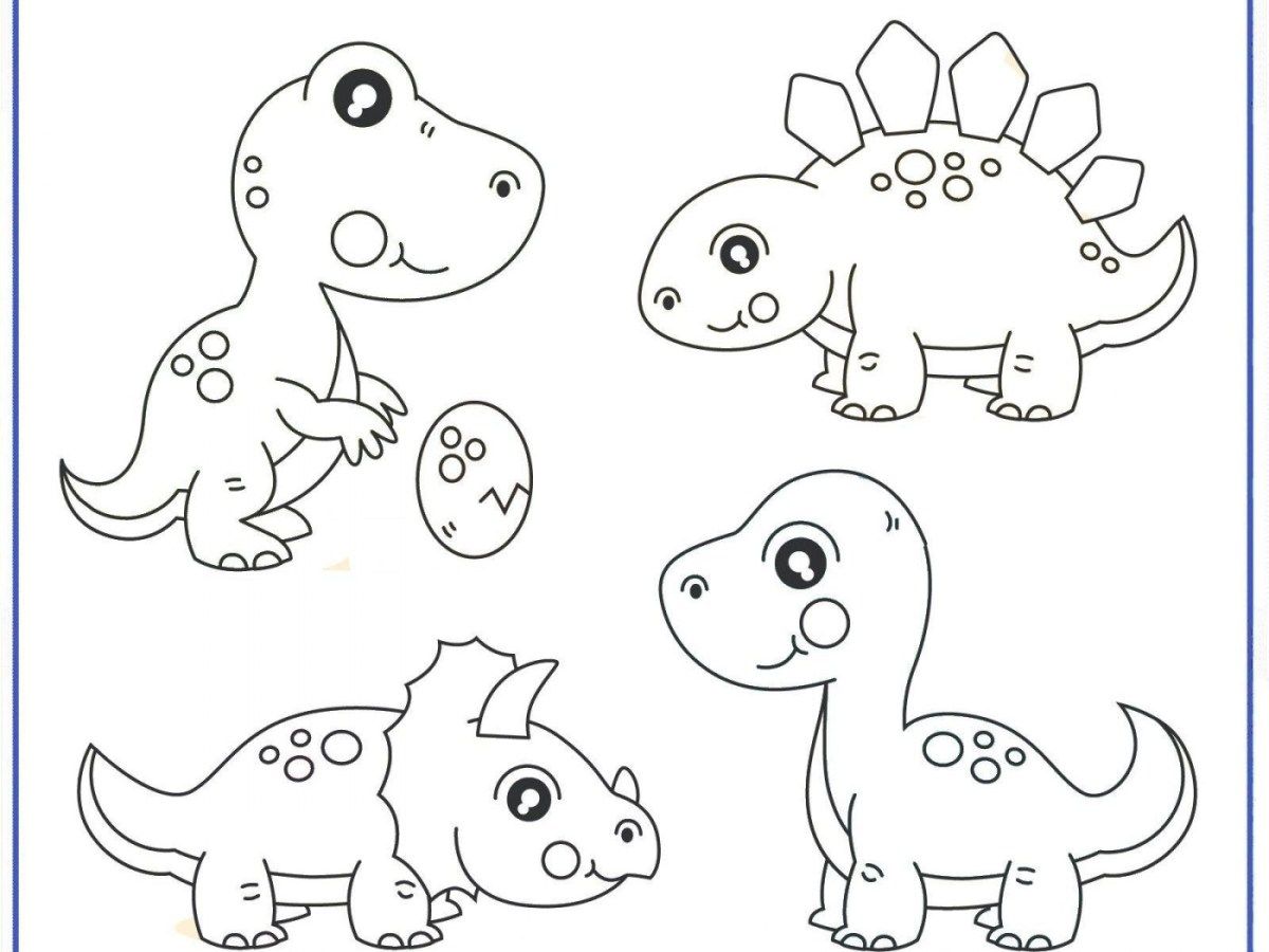 Printable dinosaur coloring pages dinosaurg pictures preschool pages free printable for toddlers ba