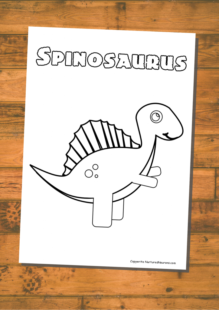 Cute dinosaur coloring pages awesome printable booklet