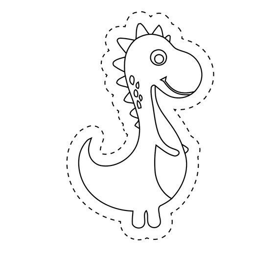 Printable dinosaur coloring pages including dot marker coloring and scissor skill coloring pages instant download pdf