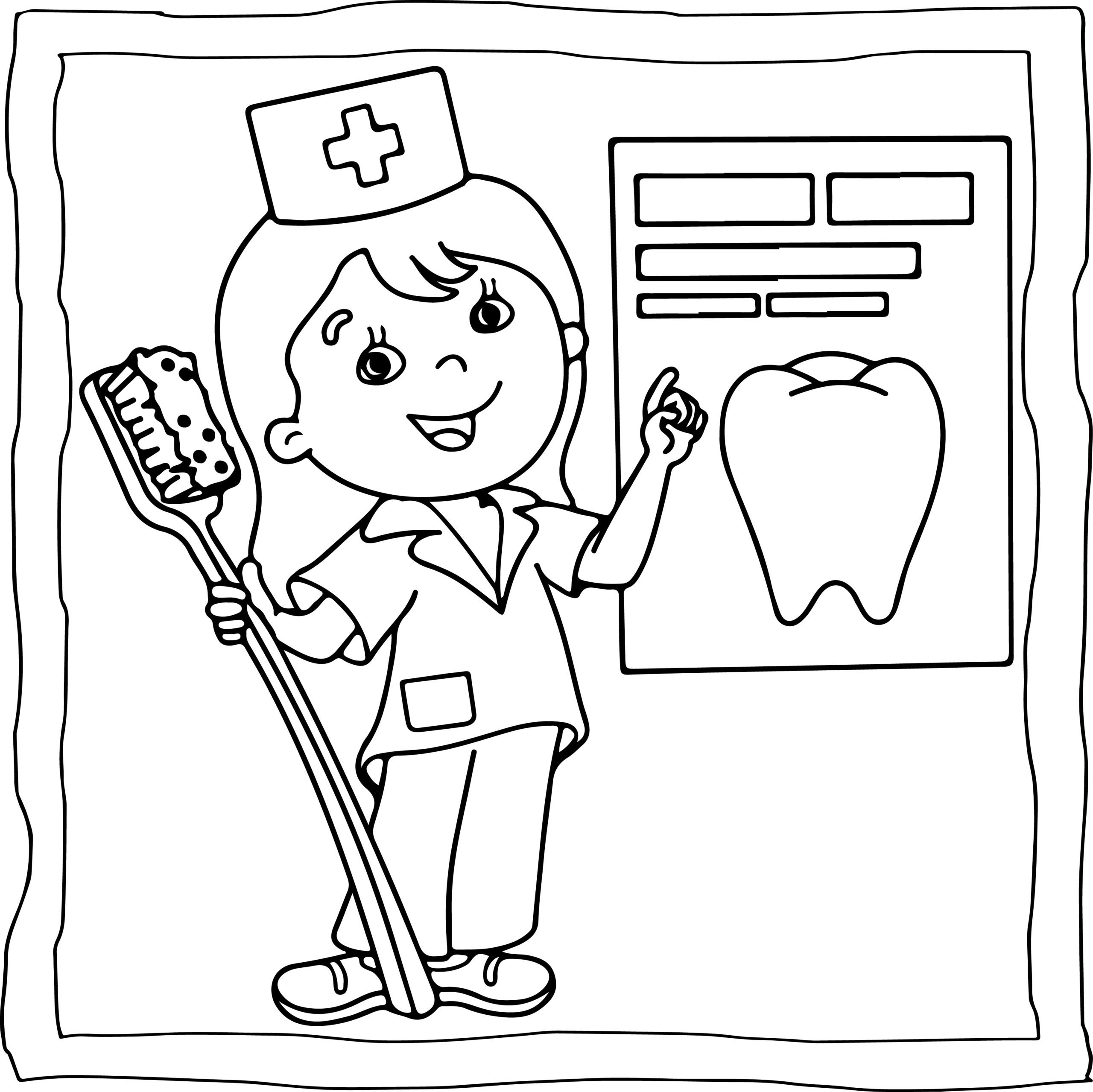 Dental coloring book easy and fun dental coloring pages for kids made by teachers