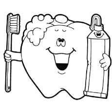 Top free printabe dental coloring pages online