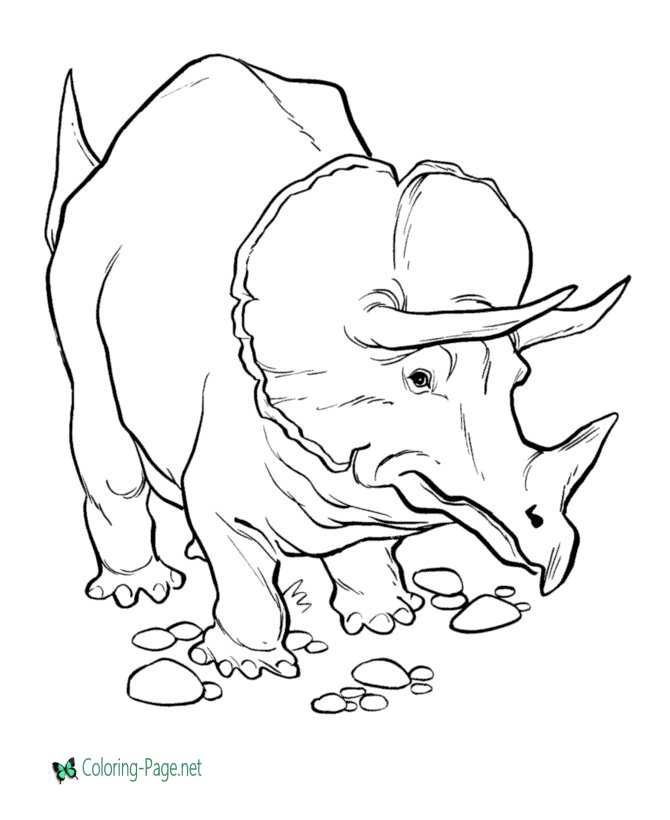 Dinosaurs coloring pages