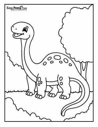 Dinosaur coloring pages