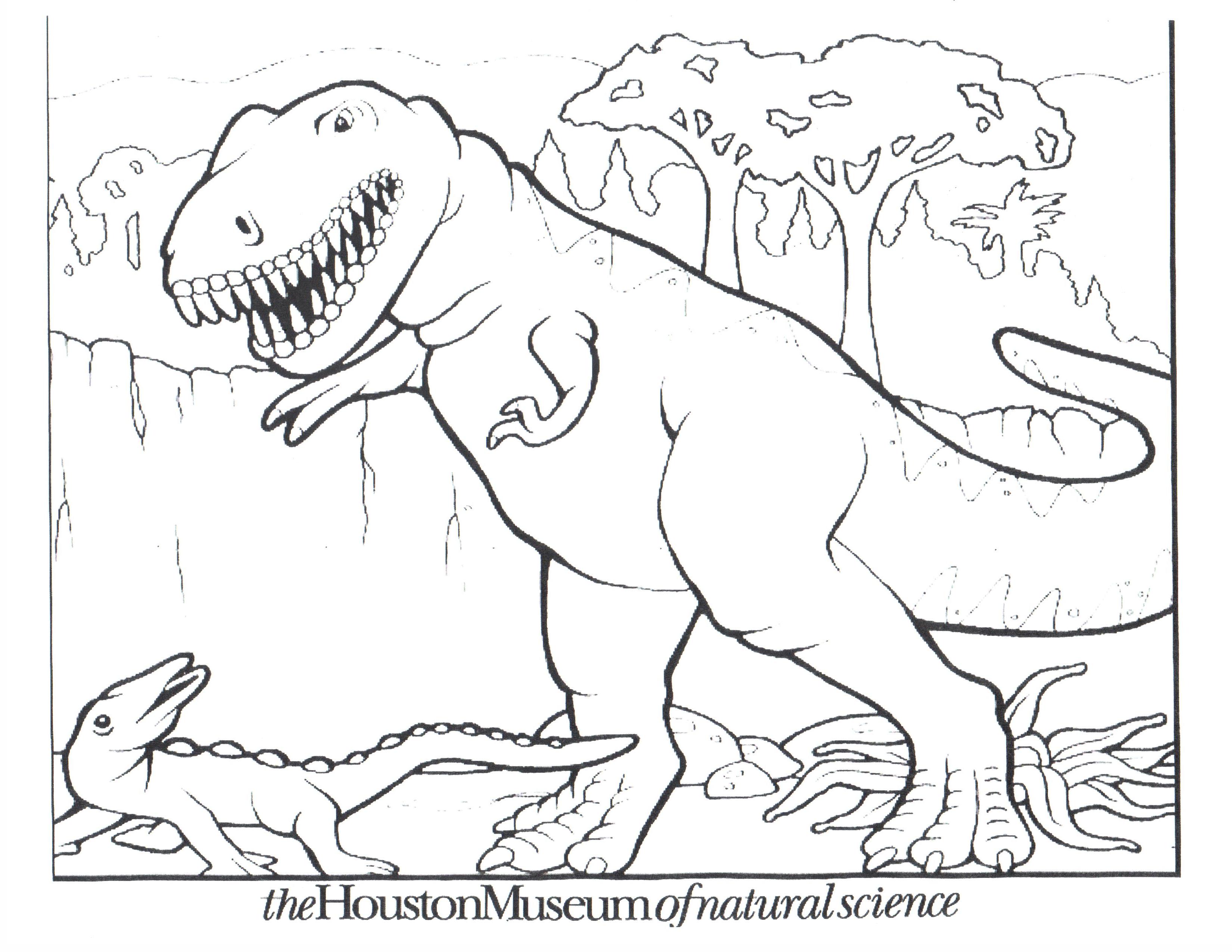 Free printable dinosaur coloring pages for kids