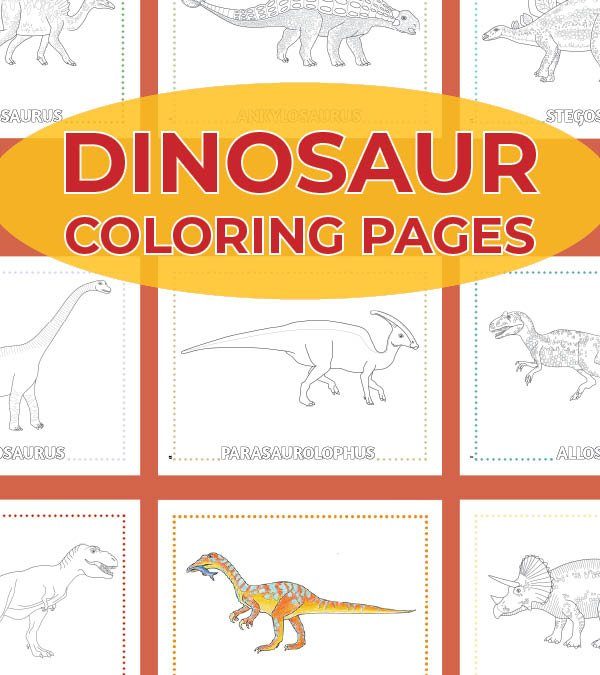 Printable dinosaur coloring pages coloring ebook