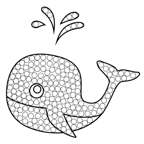 Dot art coloring pages free printable pictures