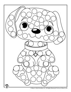 Animal dot marker coloring pages woo jr kids activities childrens publishing