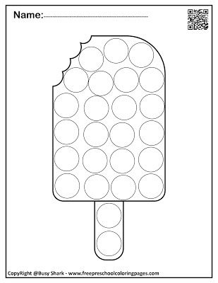 Free summer do a dot markers activity for kids ice cream dot markers dot marker activities dot marker printables