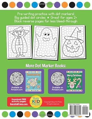 Happy halloween dot markers activity book ages