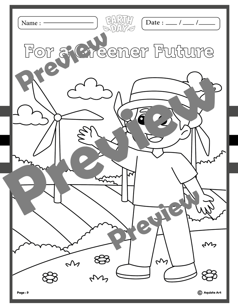 Earth day coloring pages made by teachers