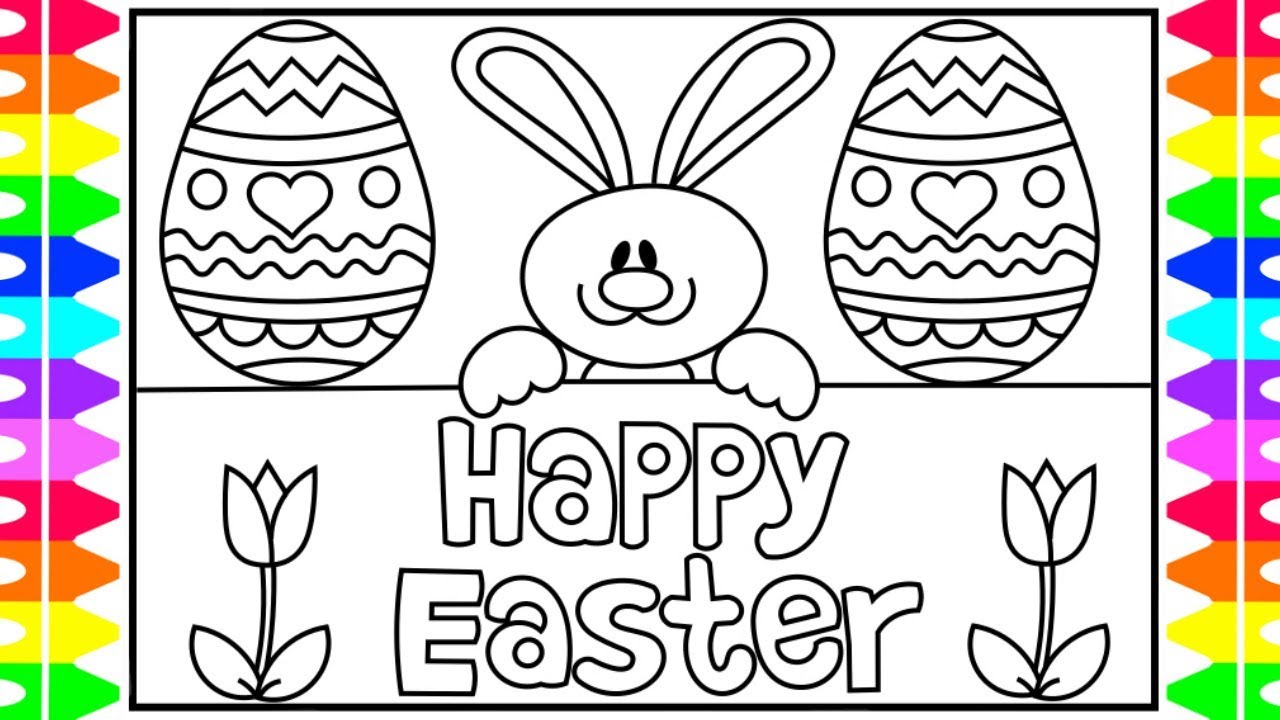 How to draw the easter bunny for kids ððð