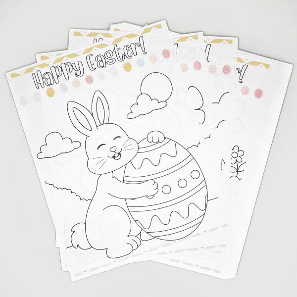 Free easter coloring pages for kids kids art box