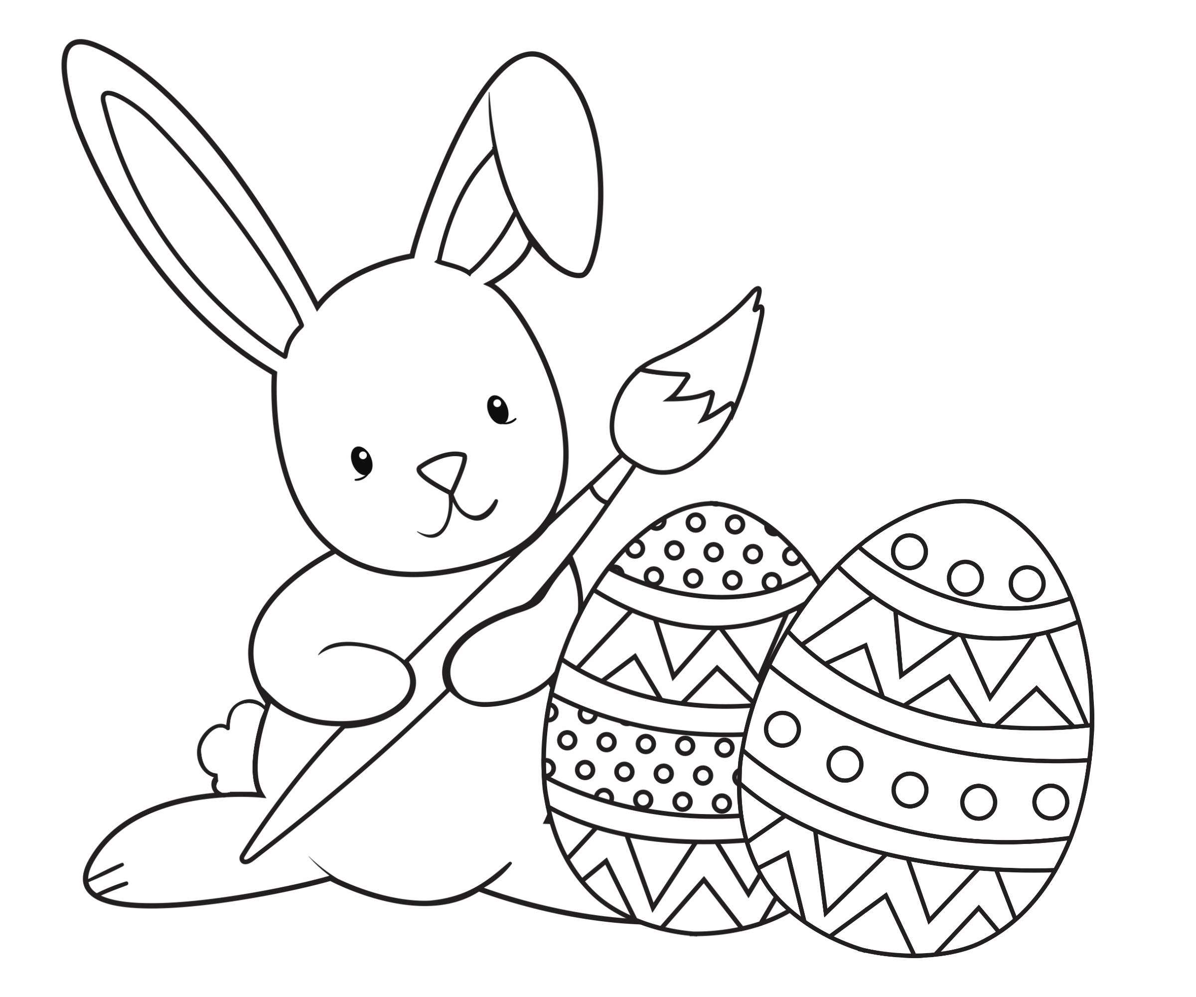 Easter coloring pages for kids