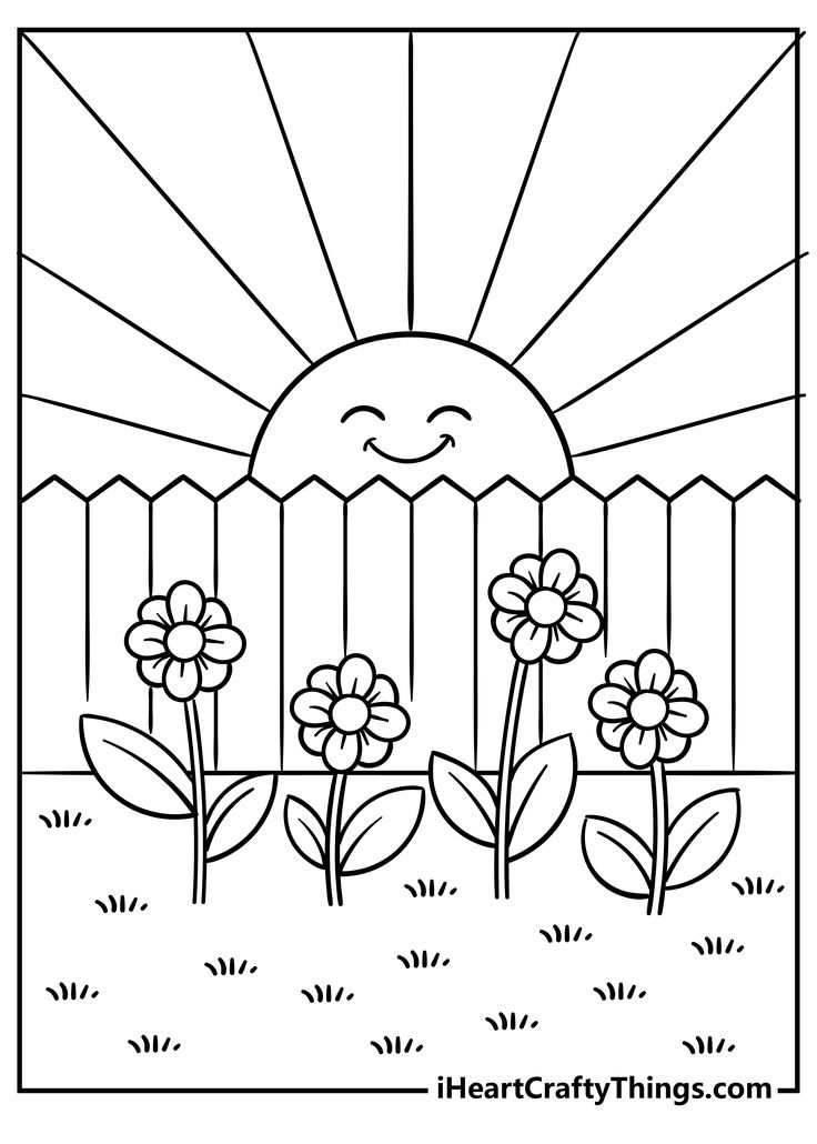 Garden coloring pages garden coloring pages spring coloring pages spring coloring sheets