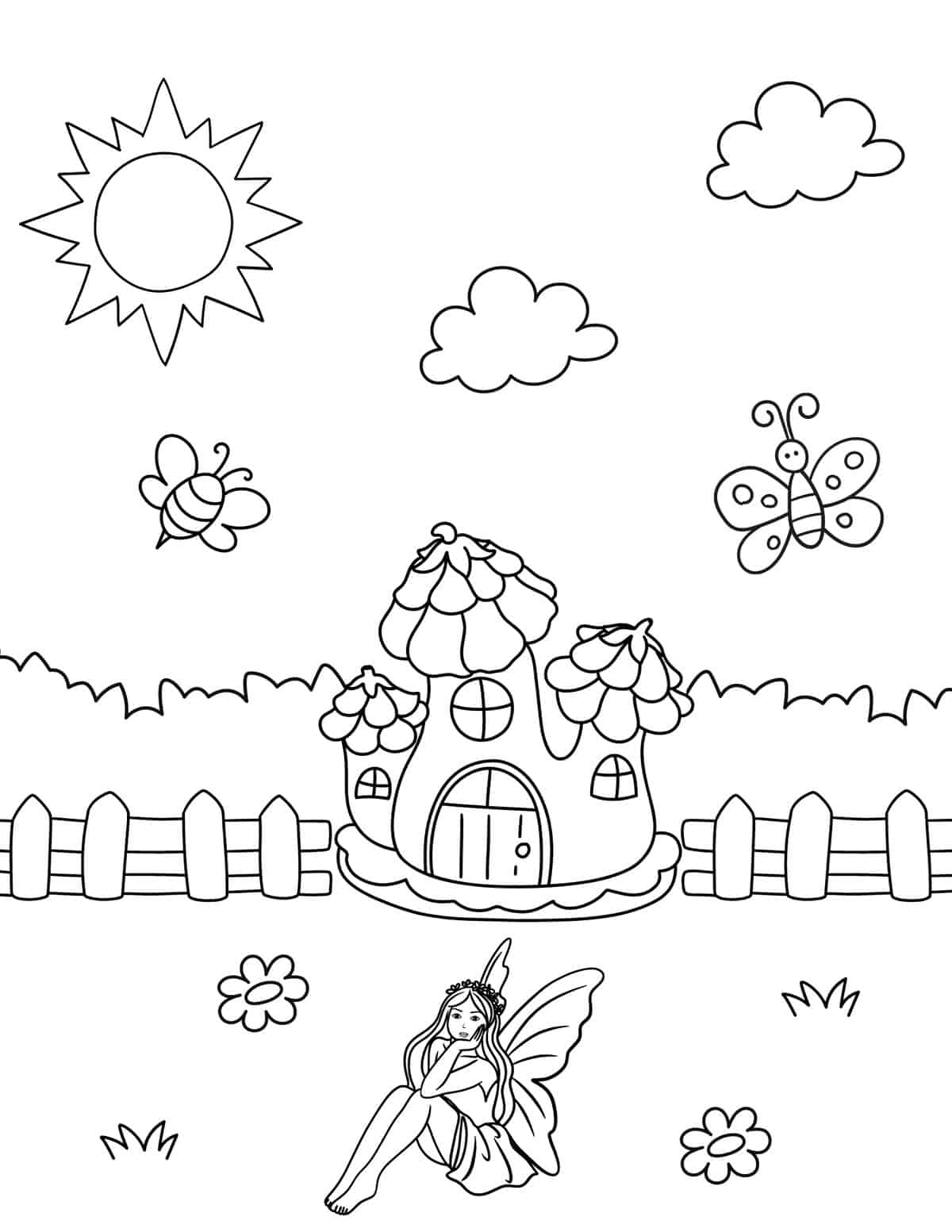 Free summer coloring pages for kids