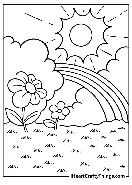 Garden coloring pages garden coloring pages cute coloring pages kindergarten coloring pages