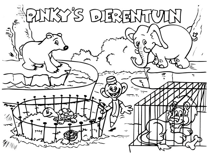 Free printable zoo coloring pages for kids