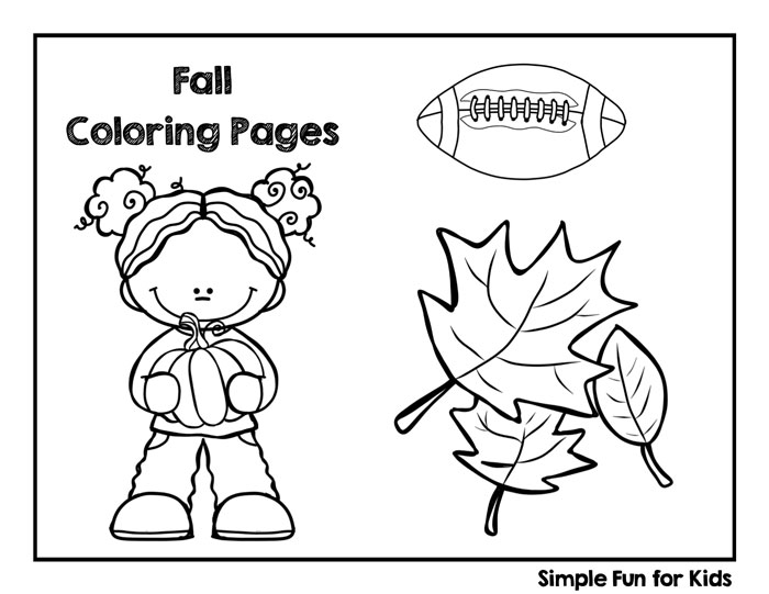 Fall coloring pages