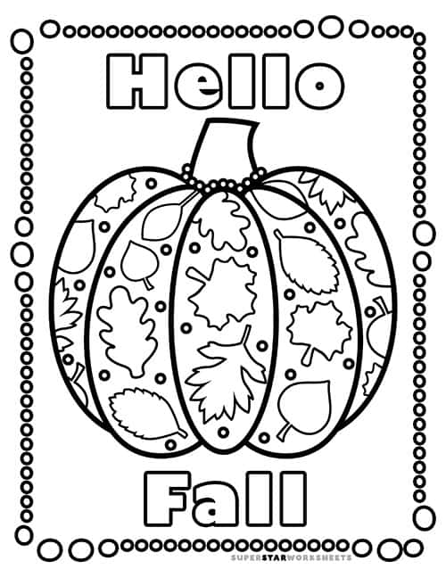 Pumpkin coloring pages