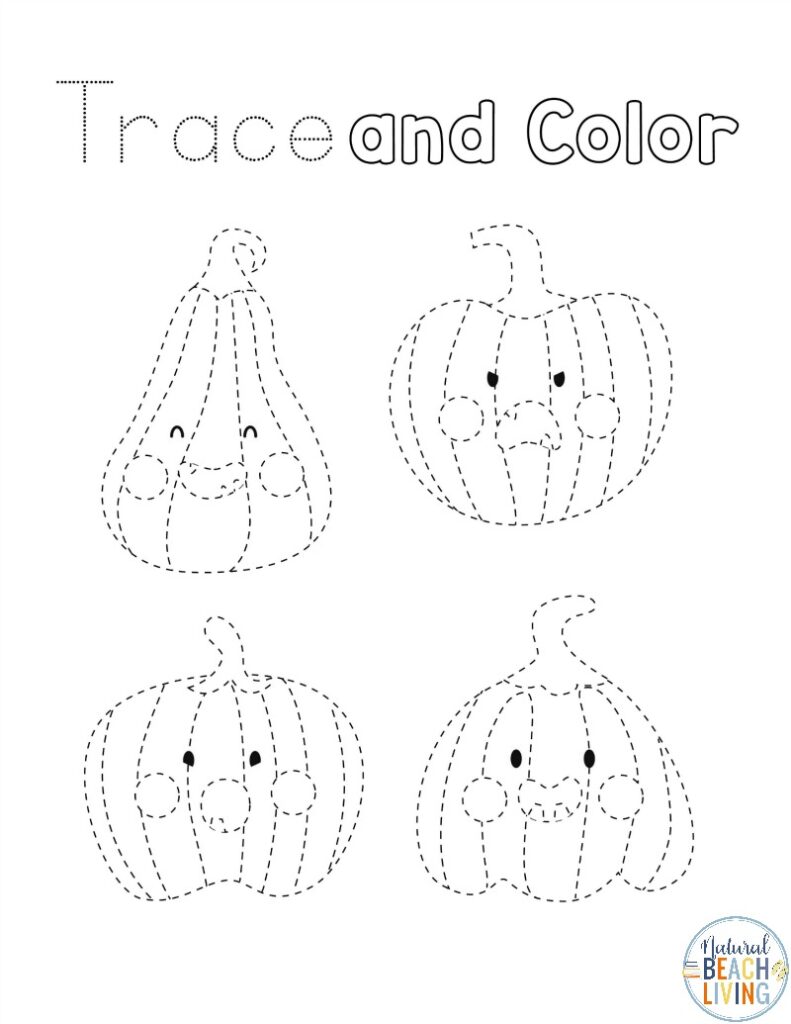 Free fall printables for preschool and kindergarten