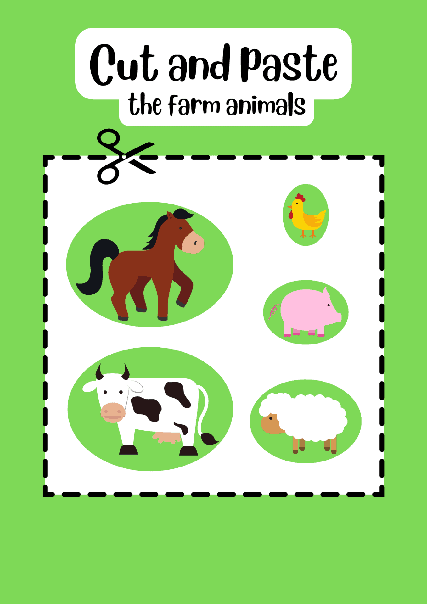 Sets of farm coloring pages free farm and animals worksheets