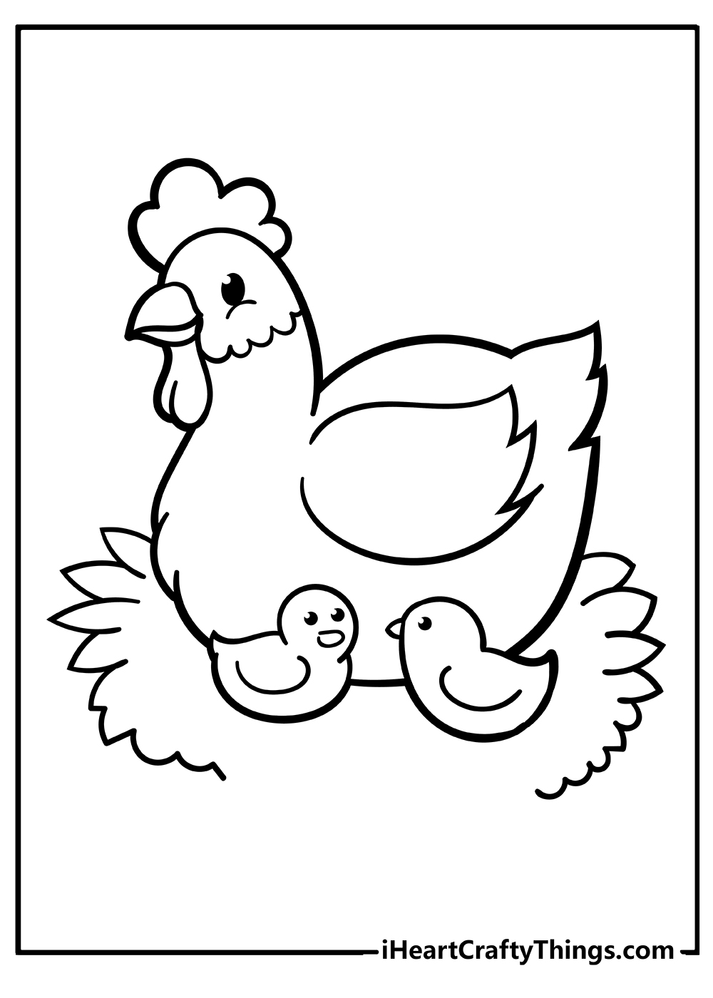 Farm animal coloring pages free printables