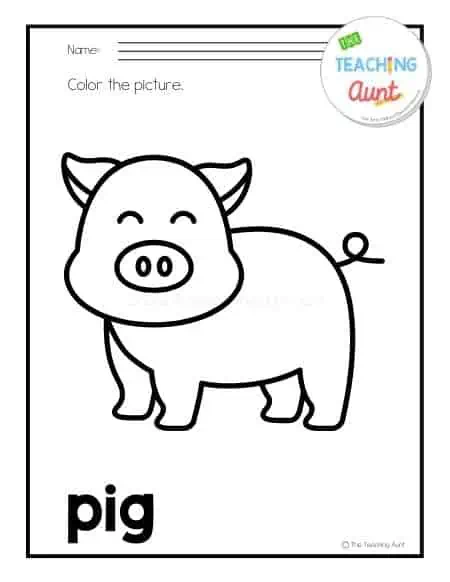 Farm animals coloring pages