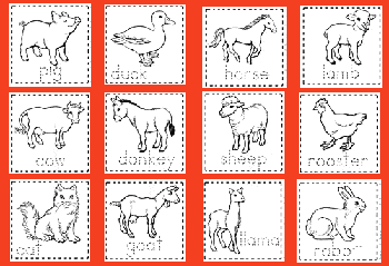 Farm preschool printables