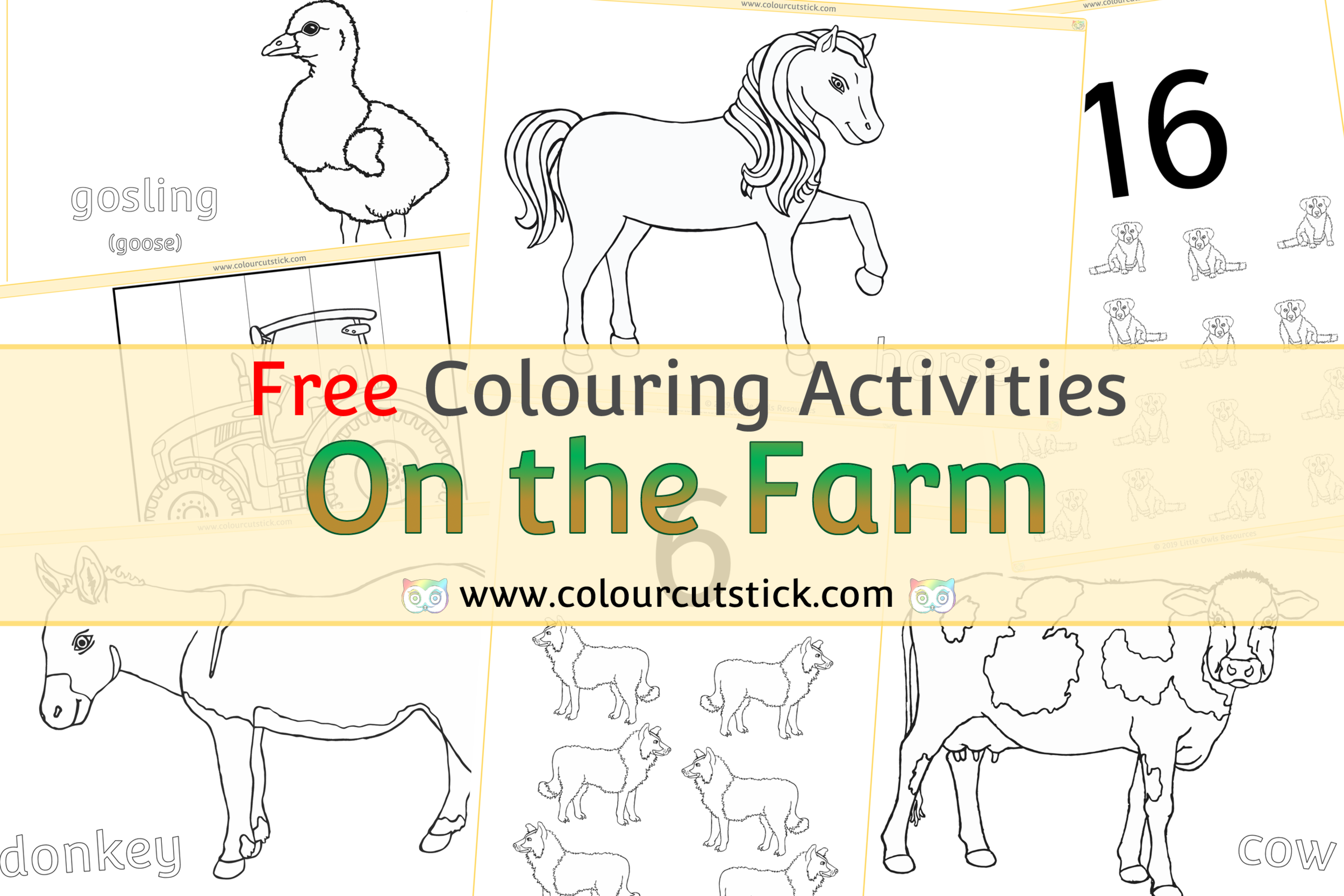 Free farm colouringcoloring pages