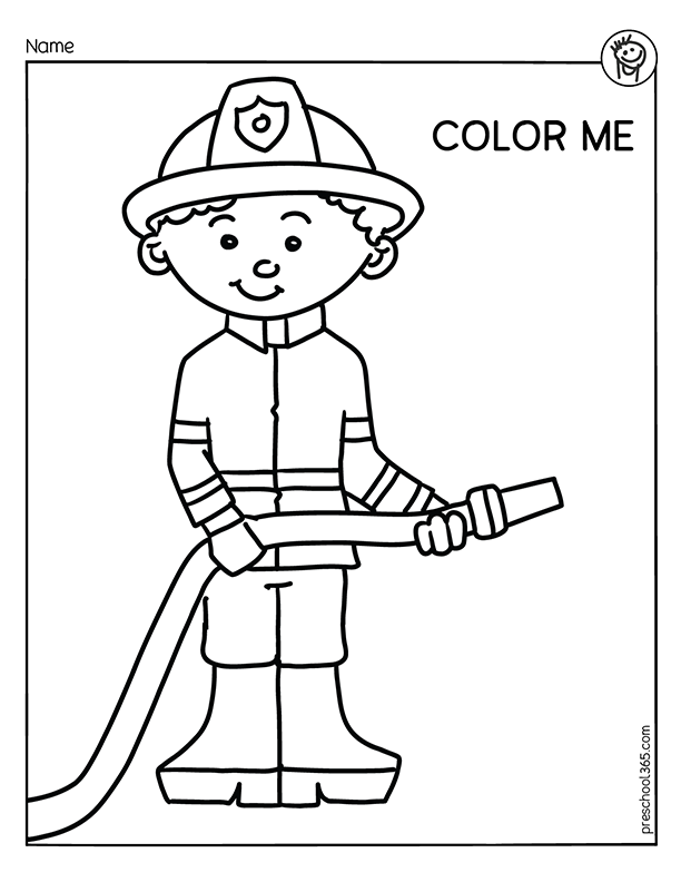 Fire safety activities for preschool kids