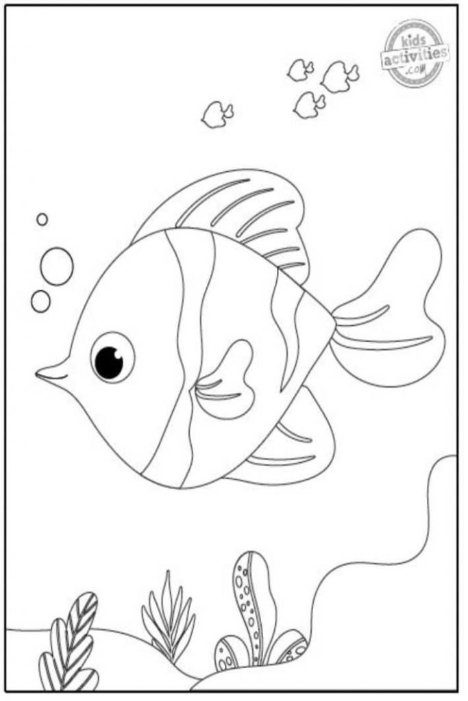 Free printable fish coloring pages that kids love kids activities blog