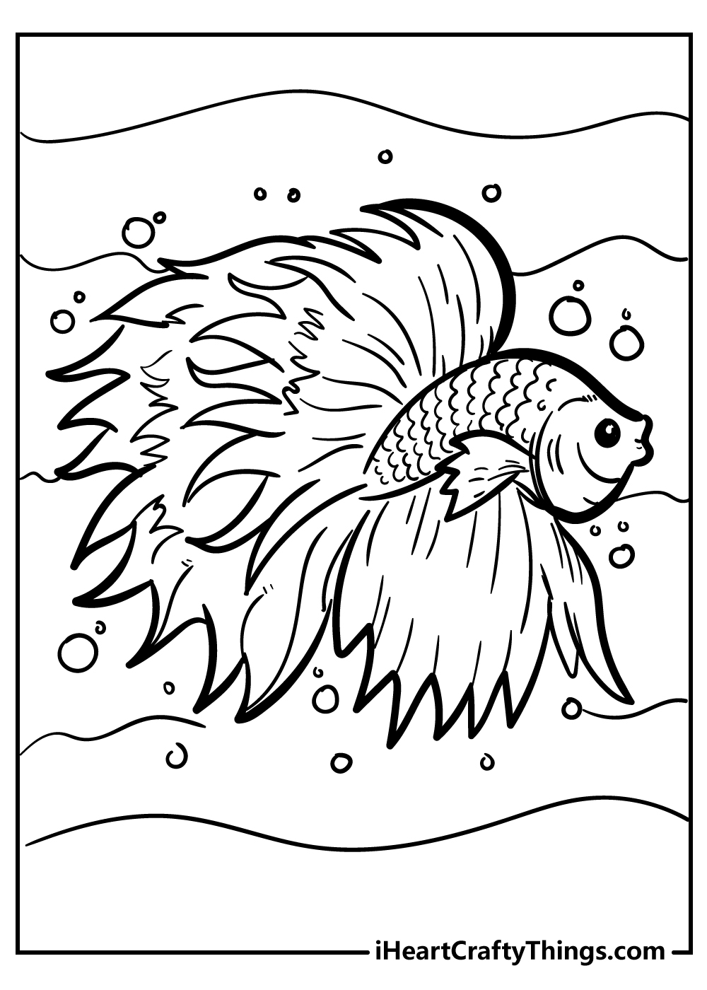 Fish coloring pages free printables