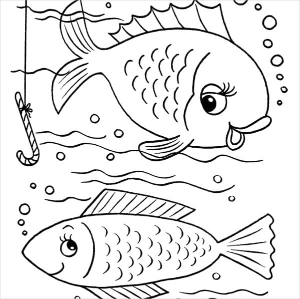 Fish coloring pages