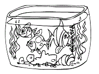 Fish coloring pages and printable activities