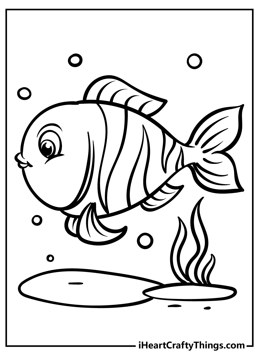 Fish coloring pages free printables