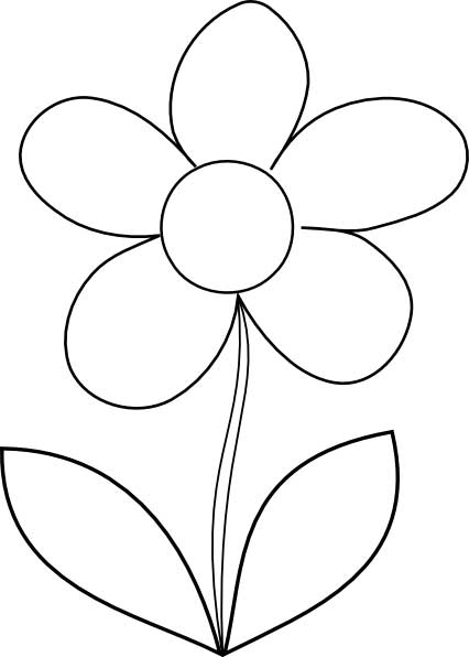 Free printable flower coloring pages for kids