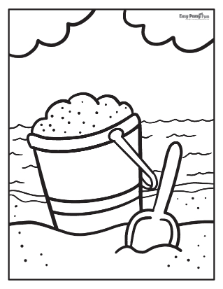 Printable summer coloring pages