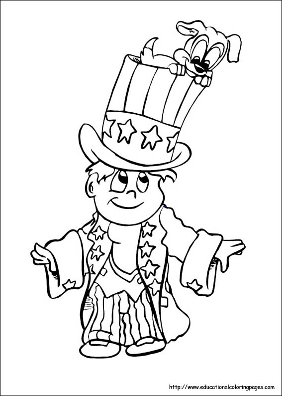 Th of july coloring pages