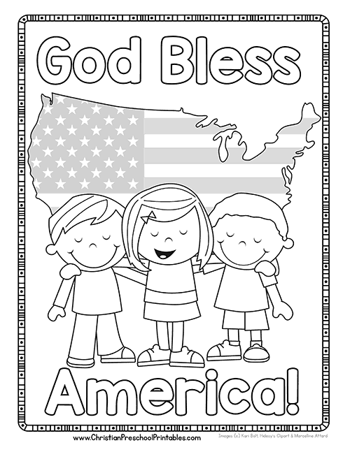 Fourth of july bible printables