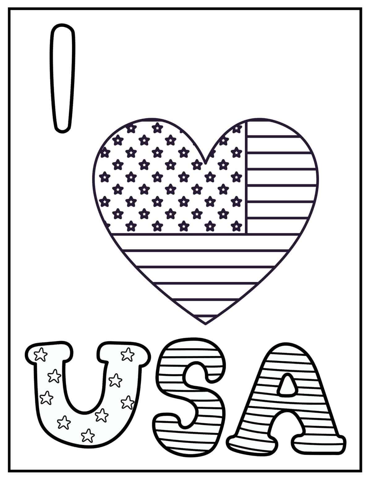 Free th of july coloring pages