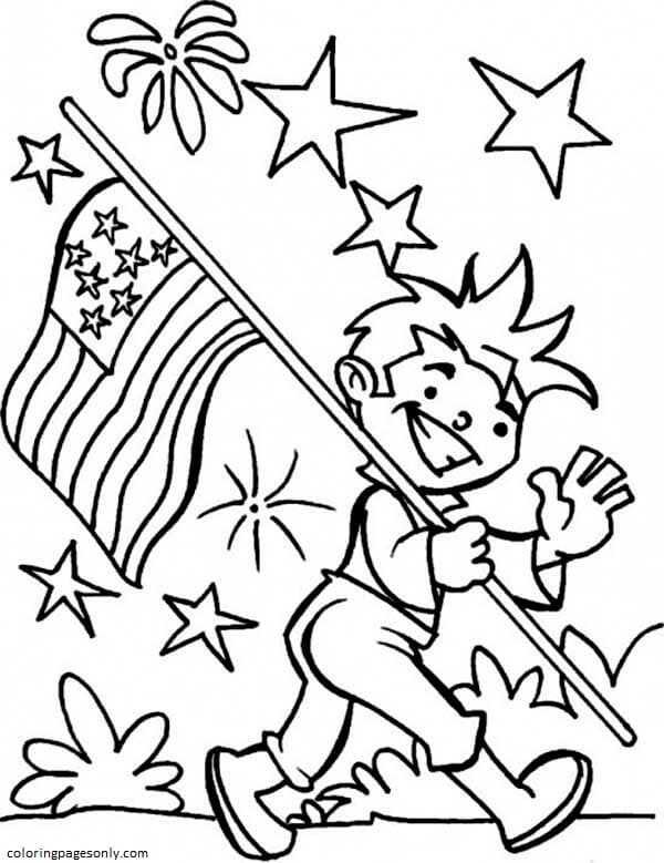 Th of july coloring pages printable for free download