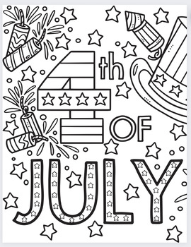 July coloring pages summer school th of july morning work preschool esy