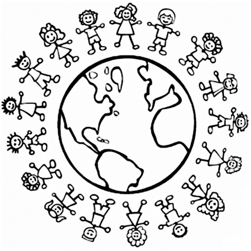 World thinking day mandala coloring page crafts and worksheets for preschooltoddler and kindergarten