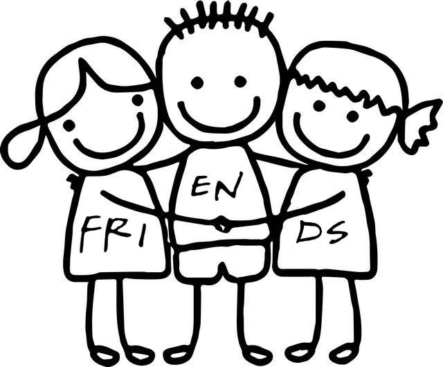 Cute friendship coloring page coloring pages heart coloring pages stick figure drawing