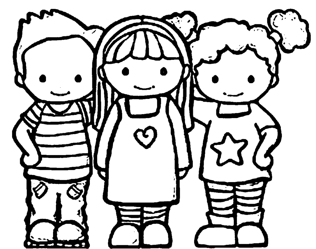 Best friends coloring pages pdf to print