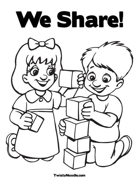 We share coloring page preschool coloring pages friendship theme thankful for friends