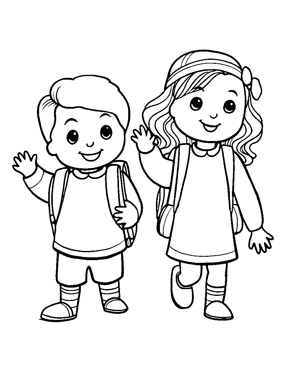 Preschool coloring pages free printable sheets